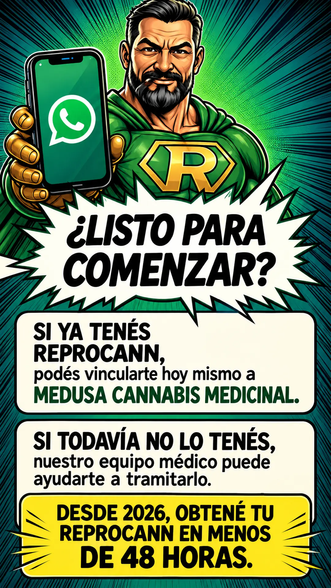 Cómo comenzar y vincular REPROCANN con Medusa Cannabis